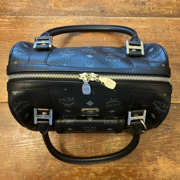 EUC Authentic MCM Visetos Boston Bag - Picture 6 of 15